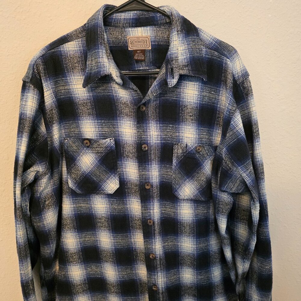 C. E. Schmidt Flannel Work Shirt. Size XLT